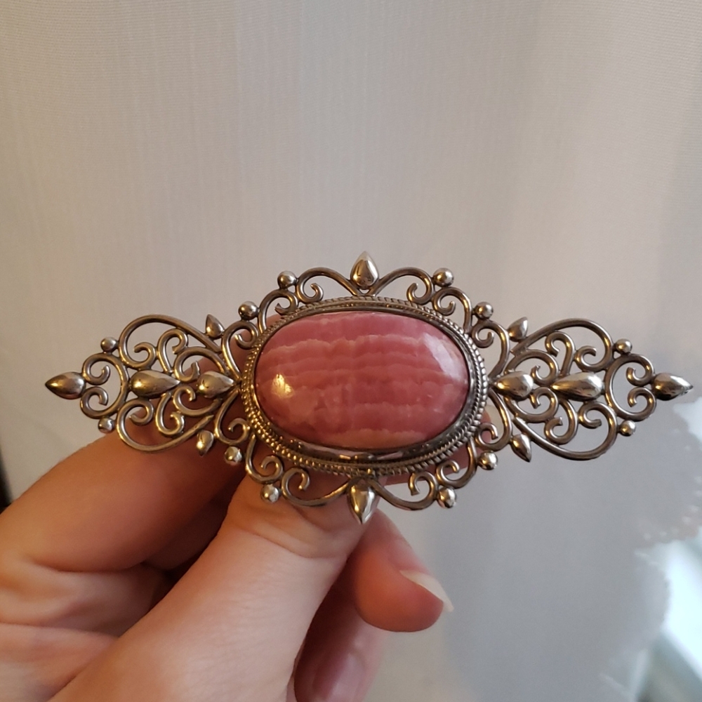 Silver Filigree Brooch - Picture 4 of 9